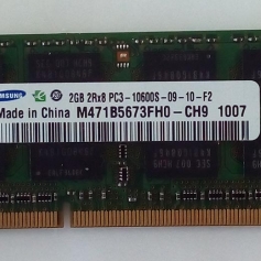 MEMORIA NOTEBOOK DDR3 2GB SAMSUNG 1333mhz
