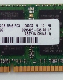 MEMORIA NOTEBOOK DDR3 2GB KINGSTON 1333mhz