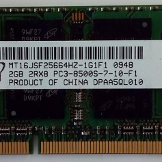 Memoria Notebook DDR3 2GB MICRON 1066MHz