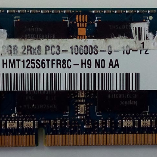 Memoria P/Notebook DDR3 2GB HYNIX 1333MHz Memoria P/Notebook DDR3 2GB HYNIX 1333MHz