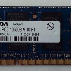 Memoria Notebook DDR3 2GB 1333MHz ELPIDA