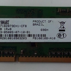 MEMORIA P/NOTEBOOK DDR3 1GB SMART 1066mhz