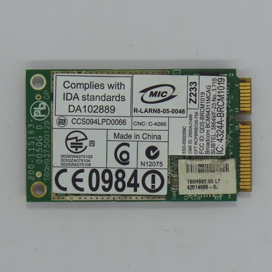 Placa WIFI DELL INSPIRION 1525 42016829-05