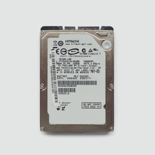 HD NOTEBOOK 160GB SATA HITACHI 5K320-160