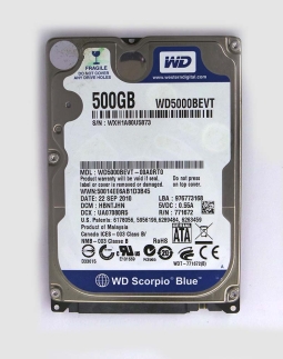 HD NOTEBOOK 500GB WD WXH1A80U5873
