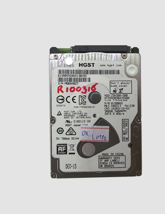 HD NOTEBOOK 500GB SATA HGST Z5K500-500 0J41955 HD NOTEBOOK 500GB SATA HGST Z5K500-500 0J41955