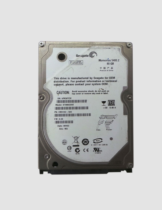 HD NOTEBOOK SEAGATE 80GB SATA ST98823AS