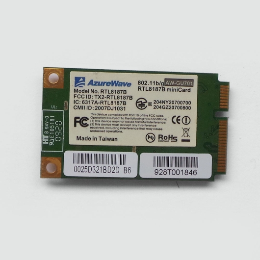 PLACA WIFI ITAUTEC INFOWAY W7655 0025D3218D2D