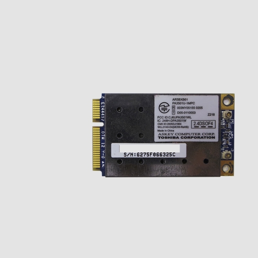 PLACA WIFI SATELLITE TOSHIBA A135-S4677 AR5BXB61 PLACA WIFI SATELLITE TOSHIBA A135-S4677 AR5BXB61
