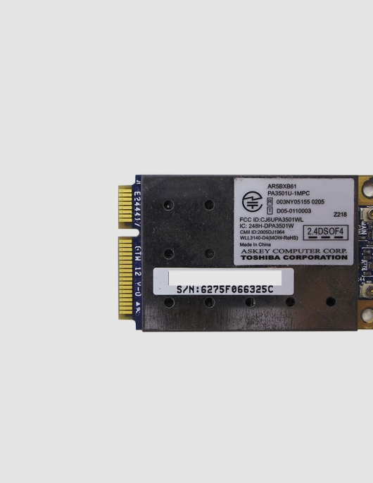 PLACA WIFI SATELLITE TOSHIBA A135-S4677 AR5BXB61 PLACA WIFI SATELLITE TOSHIBA A135-S4677 AR5BXB61
