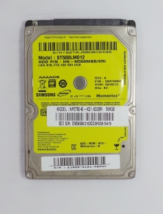 HD NOTEBOOK 500GB SAMSUNG ST500LM012