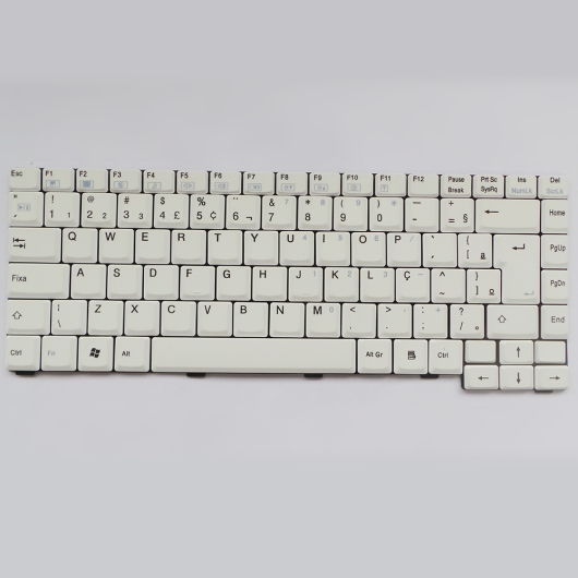 TECLADO POSITIVO BRANCO NOTEBOOK