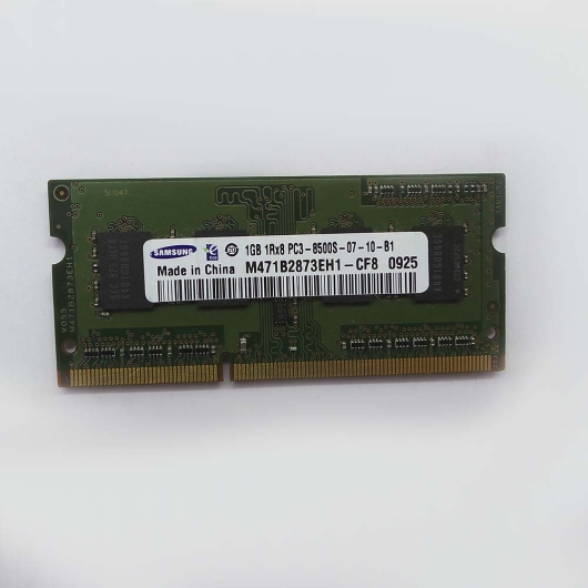 MEMORIA P/NOTEBOOK DDR3 1GB 1066 MHZ MEMORIA P/NOTEBOOK DDR3 1GB 1066 MHZ