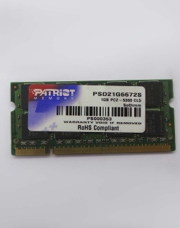 MEMORIA P/NOTEBOOK DDR2 1GB 667 PATRIOT 