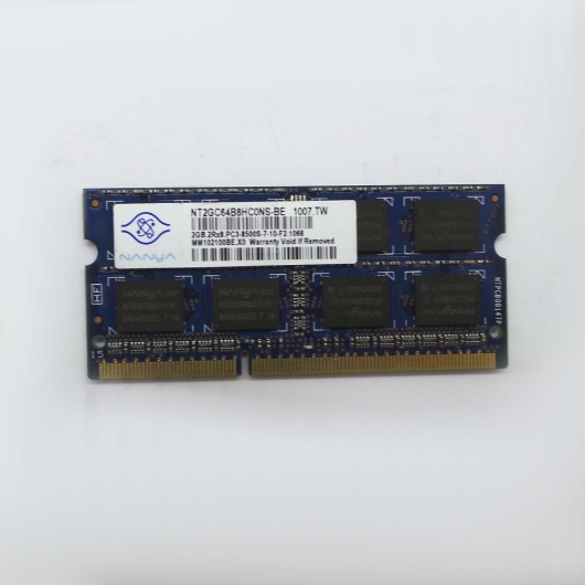 MEMORIA NOTEBOOK DDR3 2GB 1066 MHZ NANYA MEMORIA NOTEBOOK DDR3 2GB 1066 MHZ NANYA
