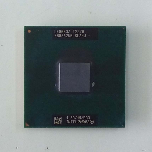 Processador Intel® Pentium® T2370 1M de cache, 1,73 GHz, FSB de 533 MHz Processador Intel® Pentium® T2370 1M de cache, 1,73 GHz, FSB de 533 MHz