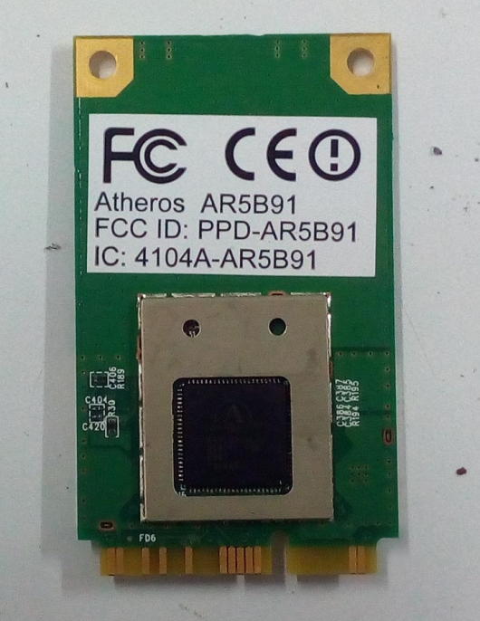 Placa Wireless ATHEROS AR5B91 Placa Wireless ATHEROS AR5B91