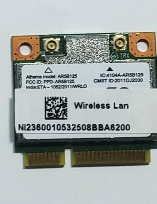 PLACA WIRELESS NOTEBOOK ATHEROS AR5B125