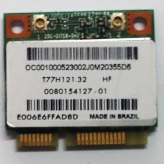 WIRELESS ATHEROS A5rb95 PCI Wireless T77H121.32 HF ASUS 1015BX