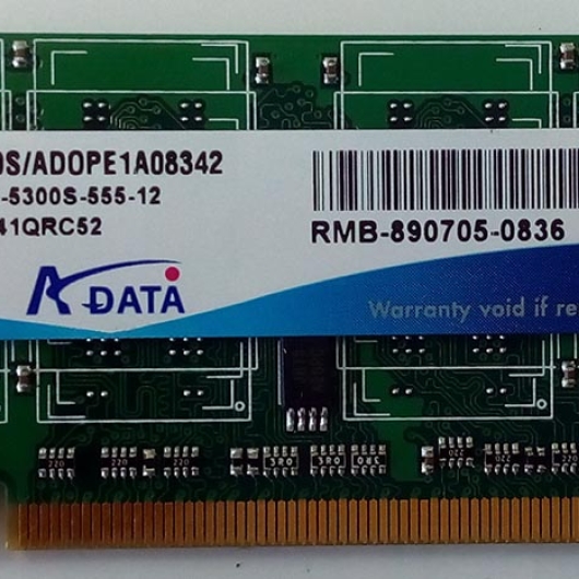 MEMORIA P/NOTEBOOK DDR2 1GB 667MHz ADATA MEMORIA P/NOTEBOOK DDR2 1GB 667MHz ADATA