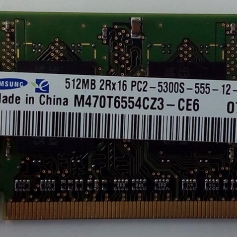 MEMORIA P/NOTE SAMSUNG DDR2 512MB 667MH 
