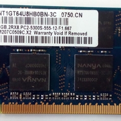 MEMORIA P/NOTEBOOK DDR2 1GB 667MHz NANYA 