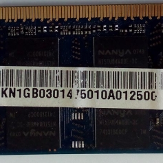 MEMORIA P/NOTEBOOK DDR2 1GB 667MHz NANYA 