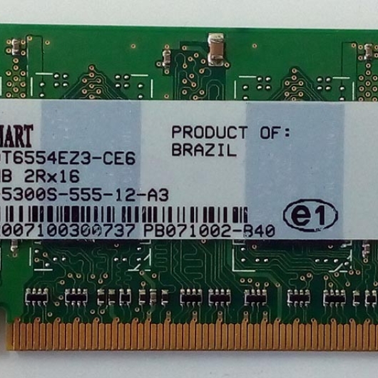 MEMORIA P/NOTE SMART DDR2 512MB 667MHz MEMORIA P/NOTE SMART DDR2 512MB 667MHz