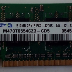MEMORIA P/NOTE SAMSUNG DDR2 512MB 533MHZ