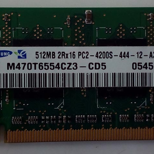 MEMORIA P/NOTE SAMSUNG DDR2 512MB 533MHZ