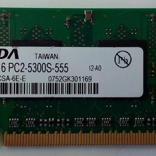 Memoria P/Notebook DDR2 1GB 667MHz ELPIDA Memoria P/Notebook DDR2 1GB 667MHz ELPIDA
