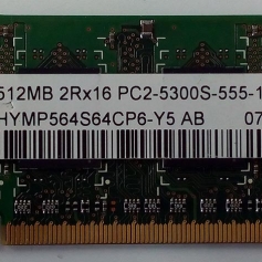 MEMORIA P/NOTE HYNIX DDR2 512MB 667MHZ