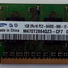 MEMORIA P/NOTEBOOK SAMSUNG DDR2 1GB 800MHz