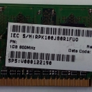 MEMORIA P/NOTEBOOK SAMSUNG DDR2 1GB 800MHz