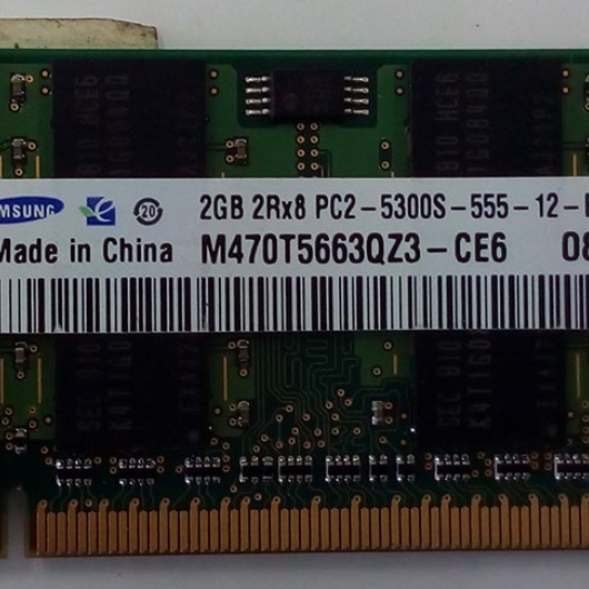 MEMORIA P/NOTEBOOK DDR2 2GB 667Mhz SAMSUNG MEMORIA P/NOTEBOOK DDR2 2GB 667Mhz SAMSUNG