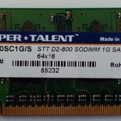 Memoria P/Notebook DDR2 1GB 800MHz SUPER TALENT