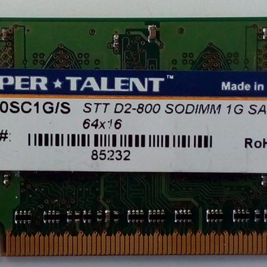 Memoria P/Notebook DDR2 1GB 800MHz SUPER TALENT
