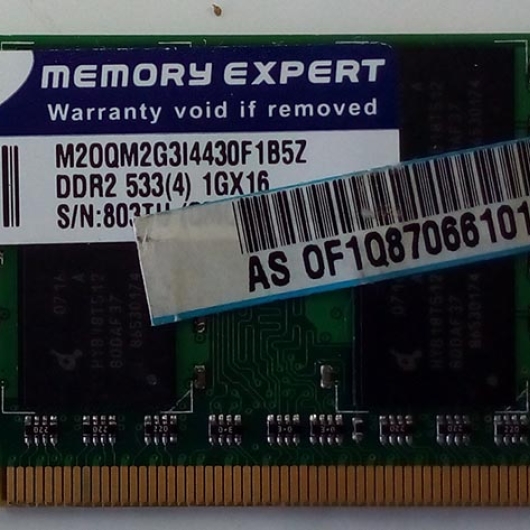 MEMORIA P/NOTEBOOK DDR2 1GB 533 ADATA