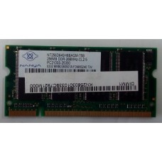 MEMORIA P/NOTEBOOK NANYA DDR 256MB 266MHz