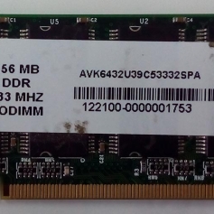 MEMORIA P/NOTEBOOK MEMORYTEN DDR2 256MB 333MHz