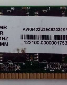 MEMORIA P/NOTEBOOK MEMORYTEN DDR2 256MB 333MHz