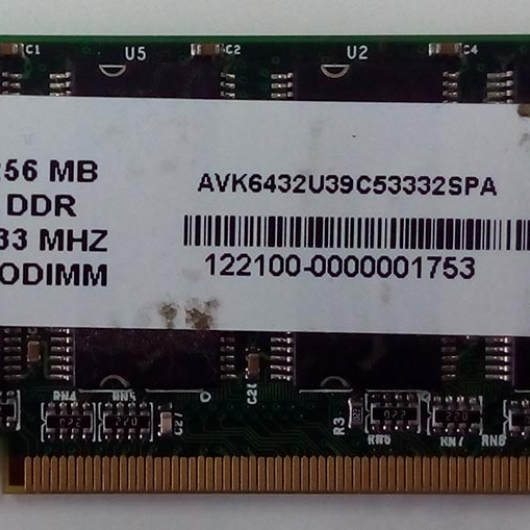 MEMORIA P/NOTEBOOK MEMORYTEN DDR2 256MB 333MHz