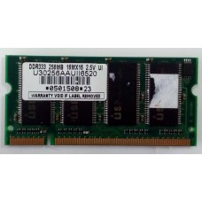 MEMORIA P/NOTEBOOK USI DDR 256MB 333MHz