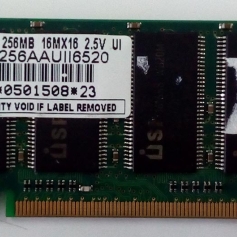 MEMORIA P/NOTEBOOK USI DDR 256MB 333MHz