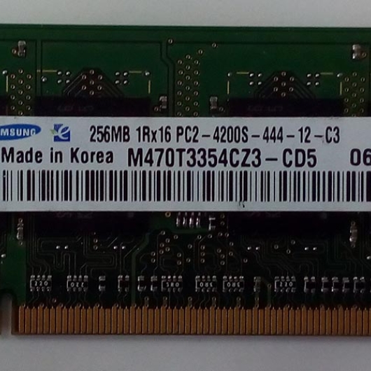 MEMORIA P/NOTEBOOK SAMSUNG DDR2 256MB 533MHz MEMORIA P/NOTEBOOK SAMSUNG DDR2 256MB 533MHz