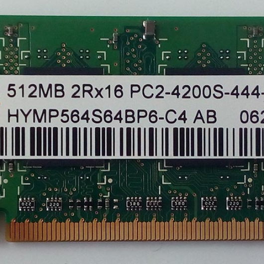 MEMORIA NOTEBOOK HYNIX DDR2 512MB 533MHz MEMORIA NOTEBOOK HYNIX DDR2 512MB 533MHz
