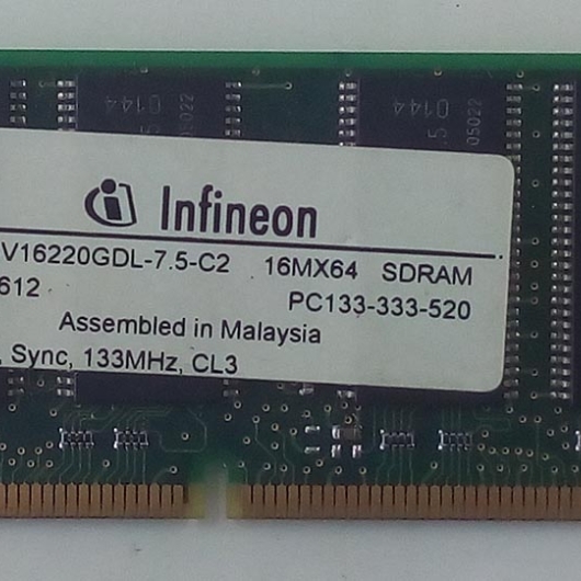 MEMORIA NOTEBOOK INFINEON SDRAM 128MB 100MHz MEMORIA NOTEBOOK INFINEON SDRAM 128MB 100MHz