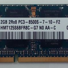 Memoria P/NOTEBOOK DDR3 2GB 1066MHz HYNIX