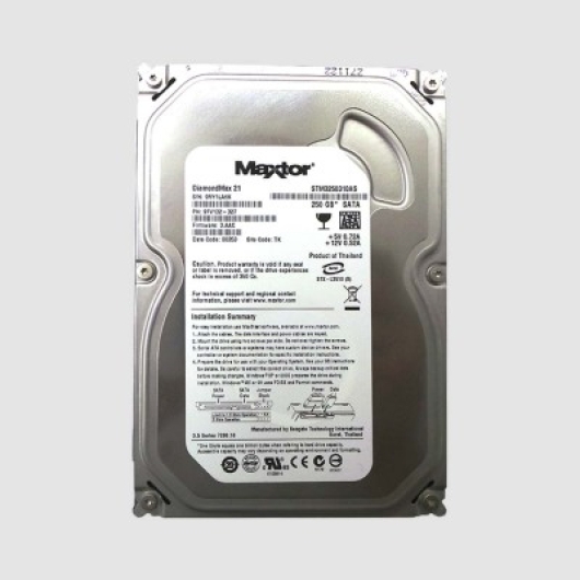 HD 250GB SATA MAXTOR STM3250310AS