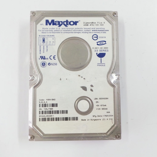 HD 40GB IDE MAXTOR E-H011-02-3880